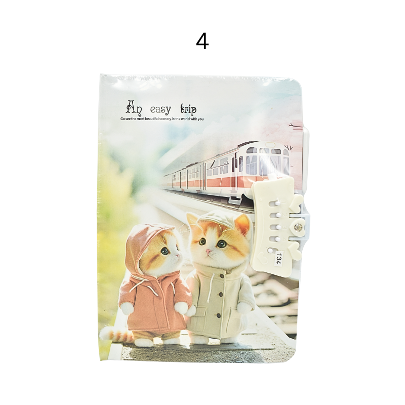 Agenda cu lacat An Easy Trip 14x19cm [5]