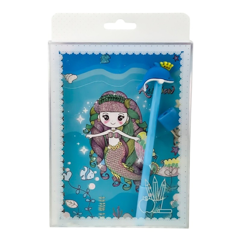 Agenda cu pix 14x21 cm Sirena [3]