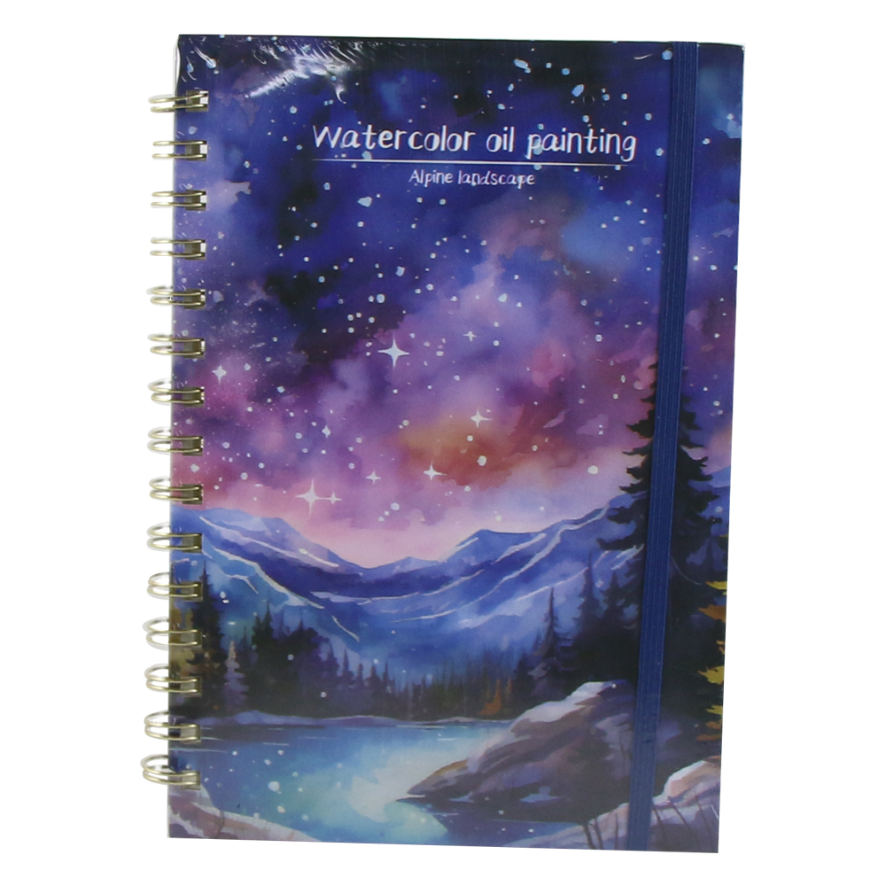 Agenda cu spirala Watercolor 15x21 cm diverse modele [2]