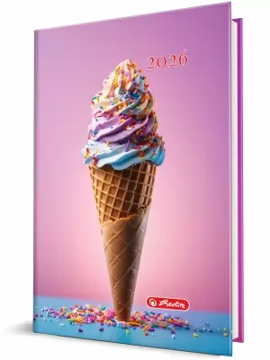 Agenda datata 2026 A5 352 pg Motive Ice Cream Herlitz [1]