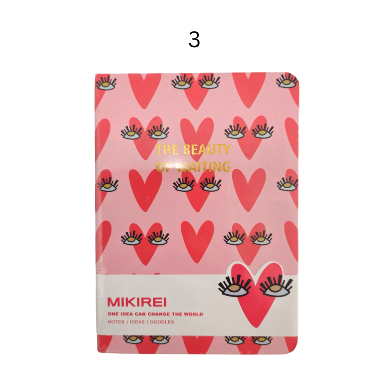 Agenda nedatata inimioare 10x14cm modele diferite [4]