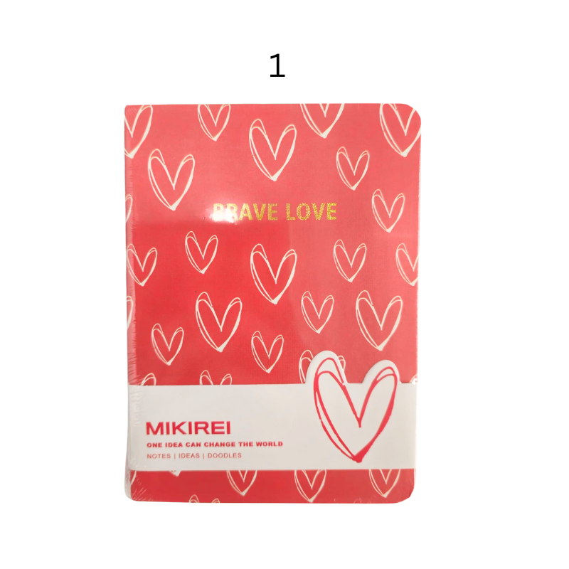 Agenda nedatata inimioare 10x14cm modele diferite [2]