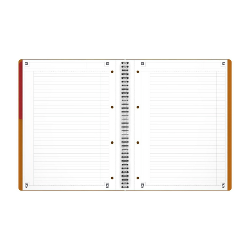 Agenda organizator Oxford International Active Book A4+ 80 file dictando, portocaliu [2]