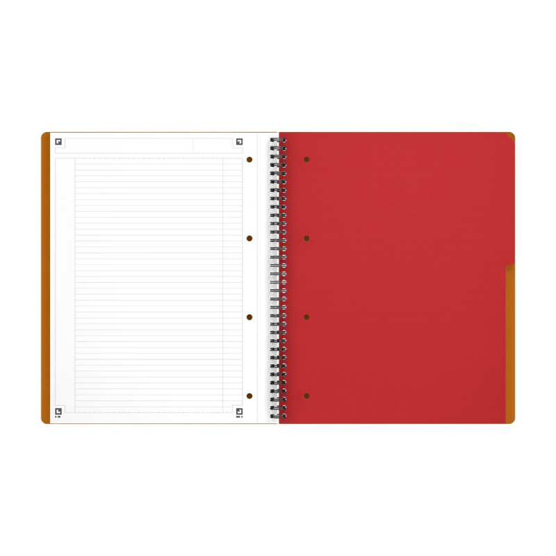 Agenda organizator Oxford International Active Book A4+ 80 file dictando, portocaliu [5]