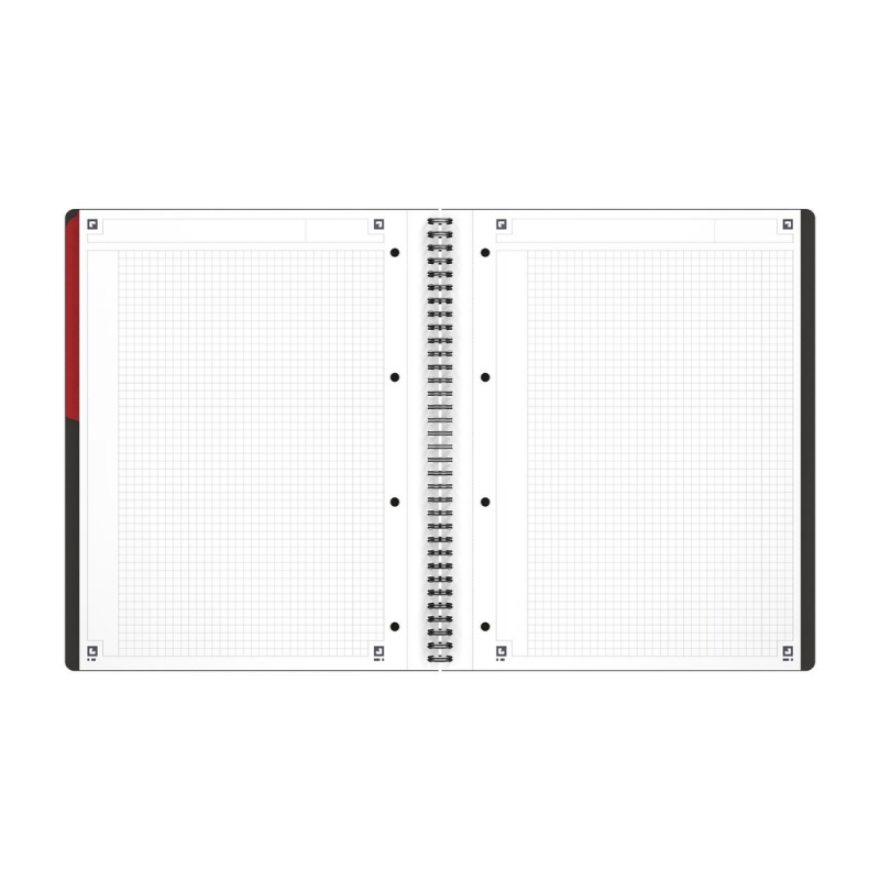 Agenda organizator Oxford International Active Book A4+ 80 file patratele, gri [3]