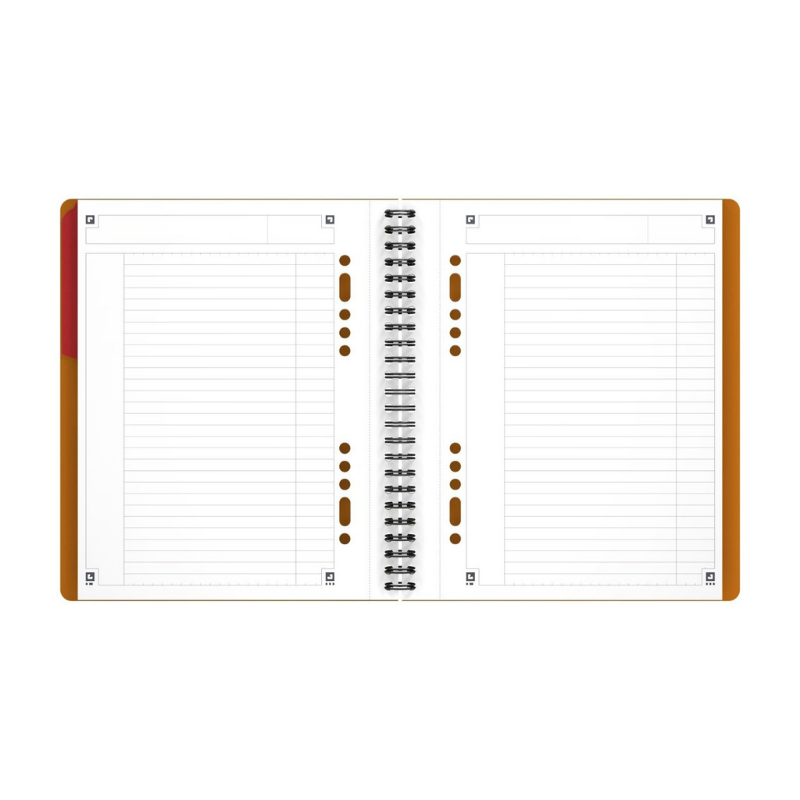 Agenda organizator Oxford International Active Book A5+ 80 file dictando, portocaliu [3]