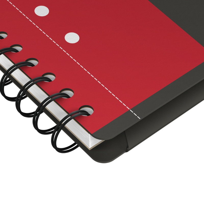 Agenda organizator Oxford International Meeting Book A5+ 80 file patratele, gri [4]