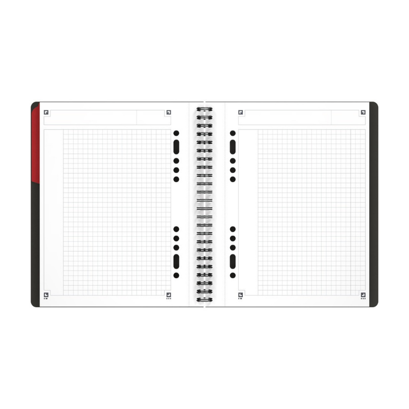 Agenda organizator Oxford International Active Book A5+ 80 file patratele, gri [4]