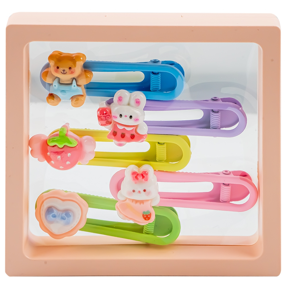 Agrafe decorate 5 buc /cutie culori diferite [11]