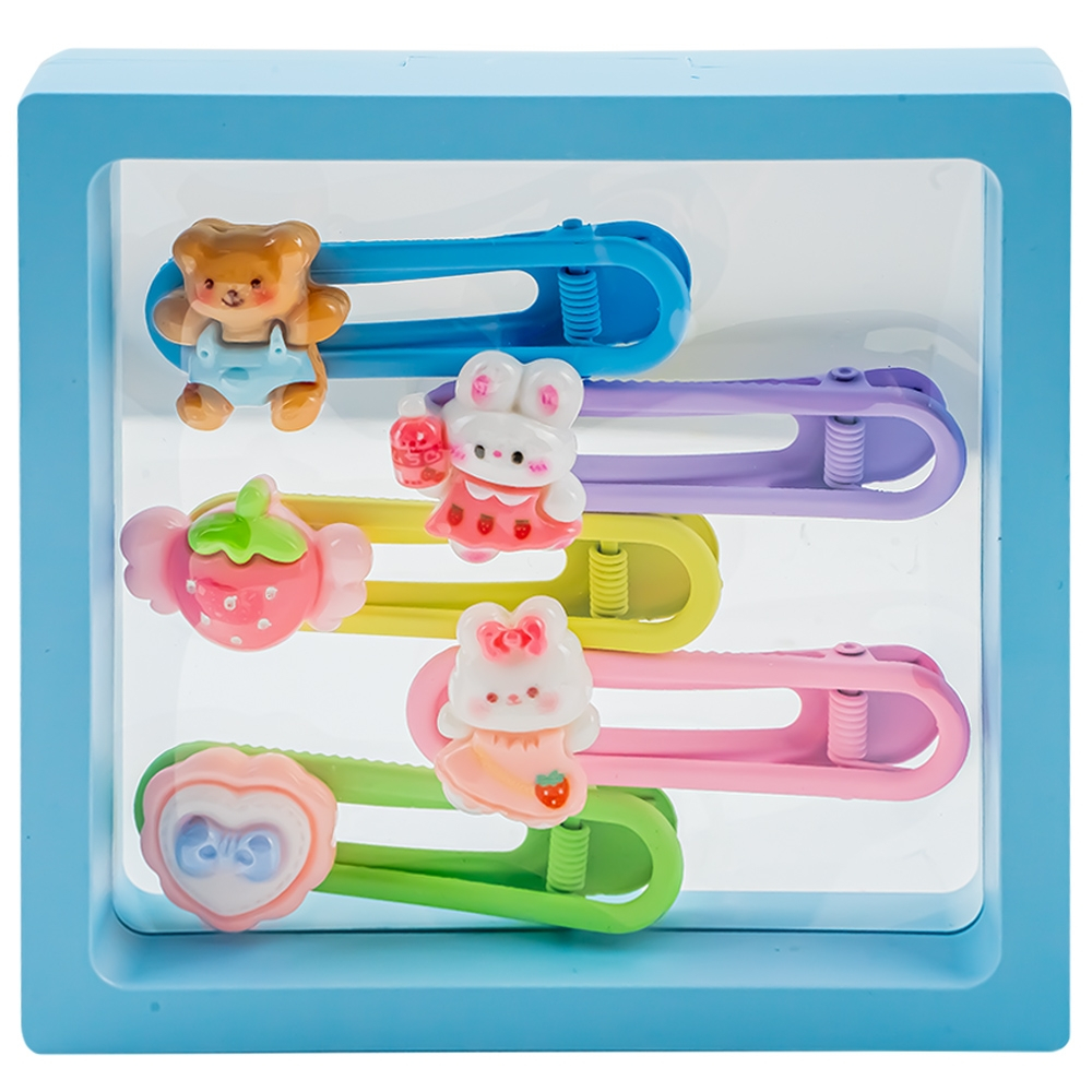 Agrafe decorate 5 buc /cutie culori diferite [10]