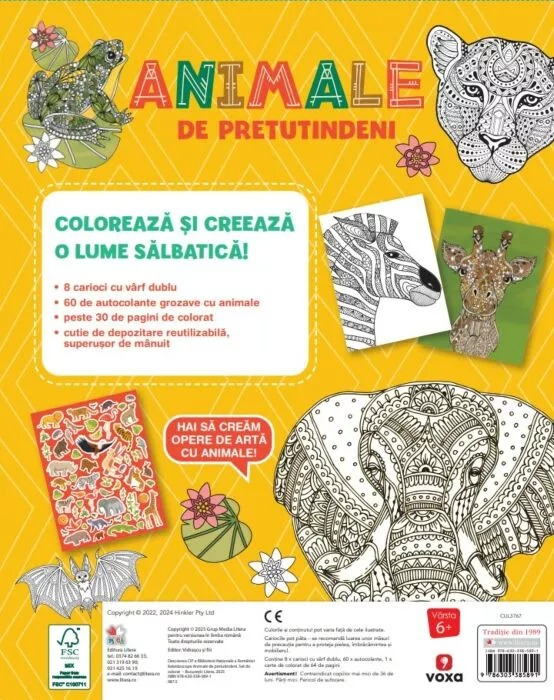 Animale de pretutindeni set de colorat [2]