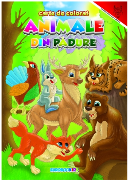 Animale din padure – carte de colorat [1]