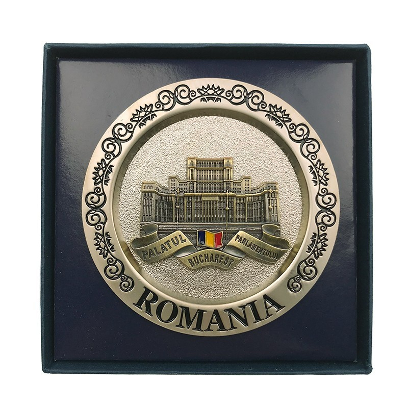 Aplica farfurie București Palatul Parlamentului 8x8 cm culori diferite [3]