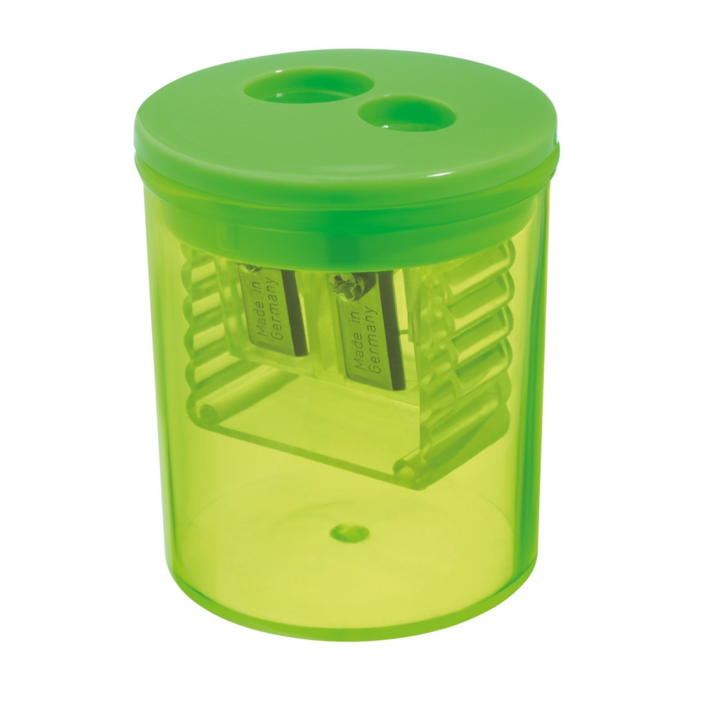 Ascutitoare dubla cu container plastic Herlitz blister [2]
