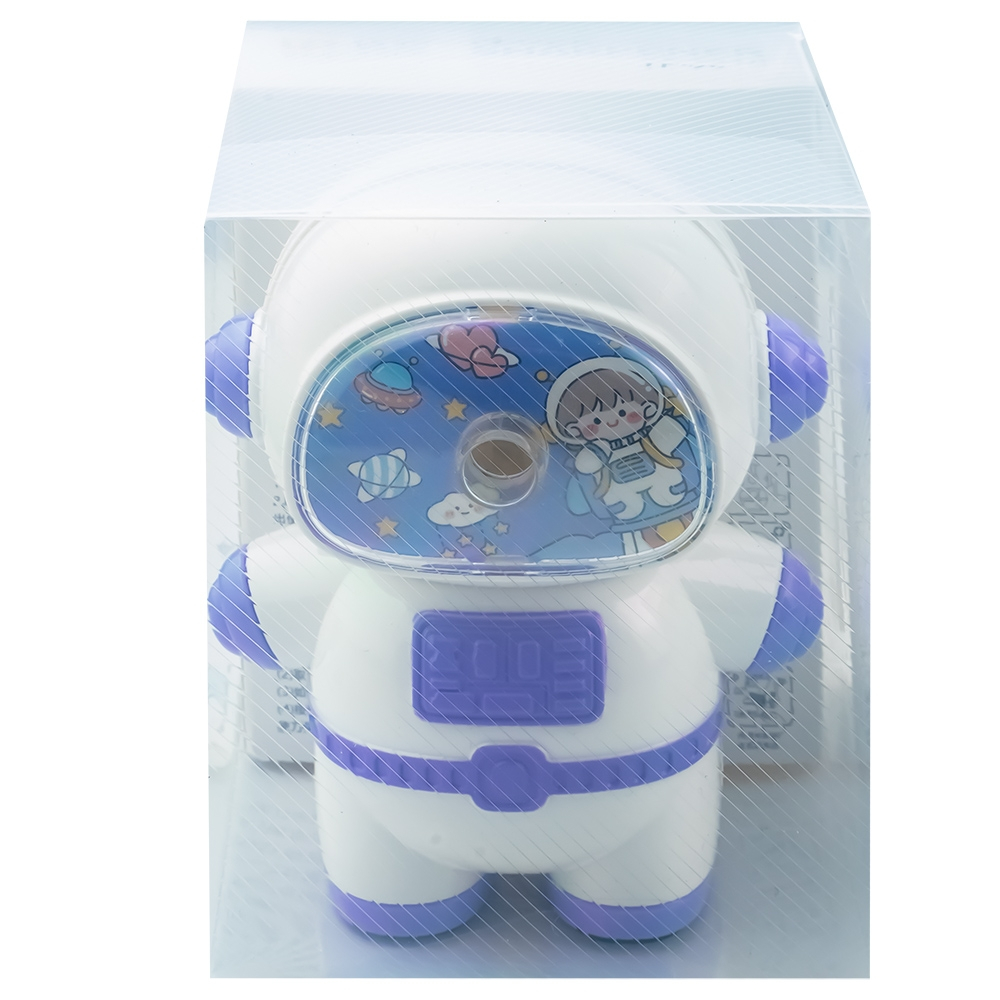 Ascutitoare cu manivela astronaut 8.3x9.6x10.6 cm culori diferite [5]