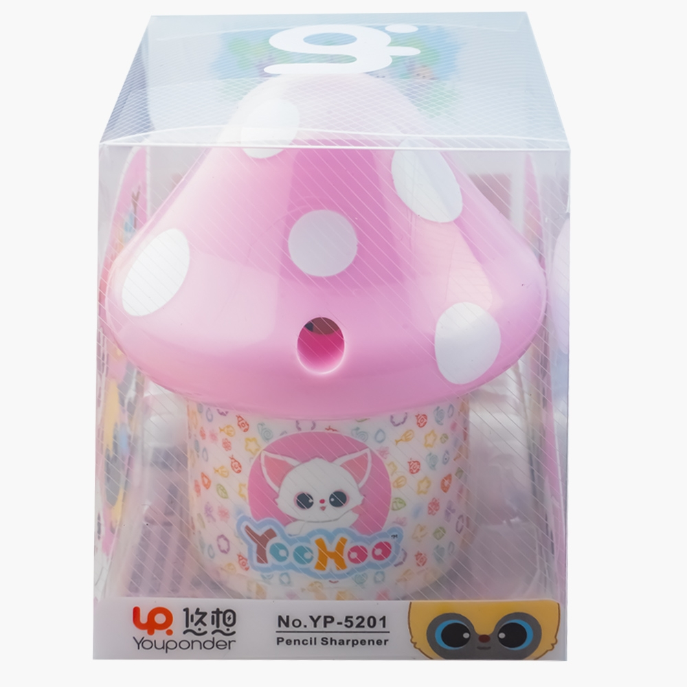 Ascutitoare cu manivela ciuperca 9.3x10.5x10.8 cm culori diferite [2]