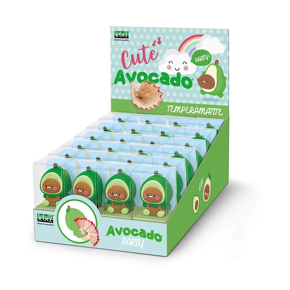 Ascutitoare creion cu 1 orificiu Avocado Party [5]