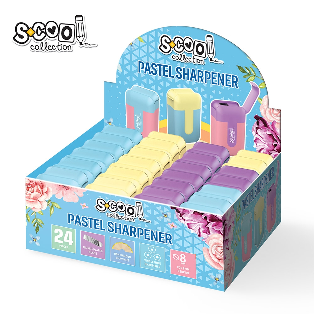 Ascutitoare pastel cu container S-COOL [2]