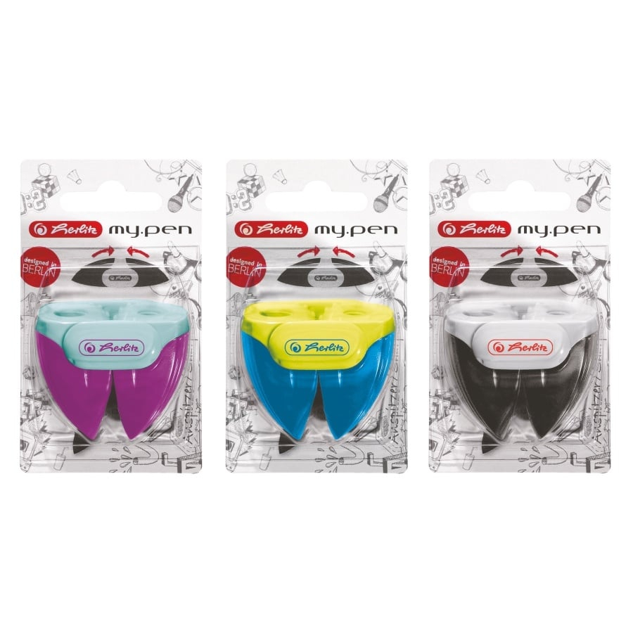 Ascutitoare dubla My.Pen plastic Herlitz blister [4]