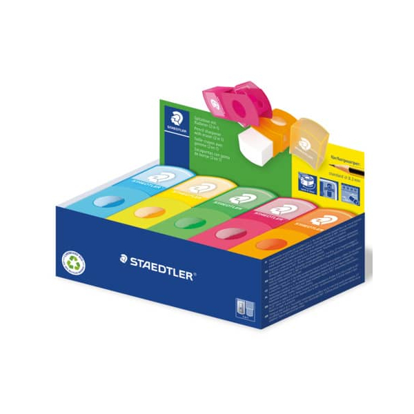 Ascutitoare tub cu guma diverse culori Staedtler [7]