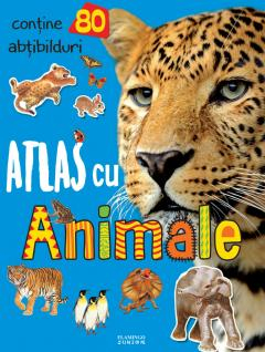 Atlas cu animale - cu 80 abtibilduri - Susaeta [1]