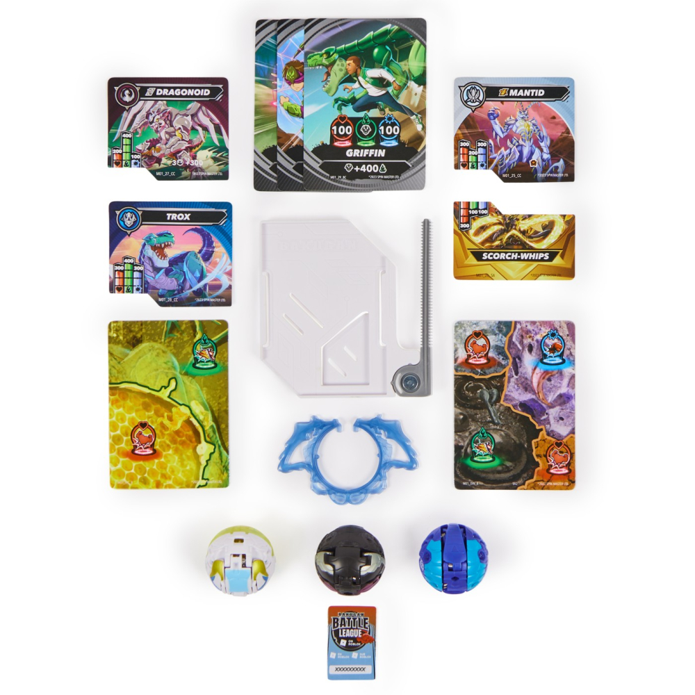 BAKUGAN STARTER PACK MANTID, TITANIUM DRAGONOID SI TROX [2]