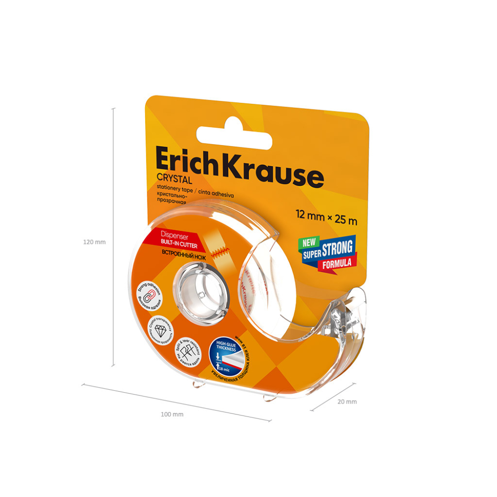 Banda adeziva erichkrause crystal 12mmx25m erk019445 [5]