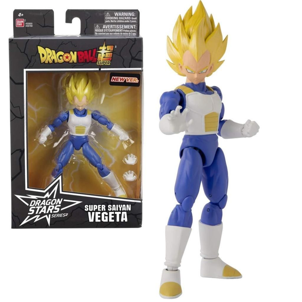 BANDAI FIGURINA DRAGON BALL DRAGON STARS SUPER SAIYAN VEGETA 17CM [7]