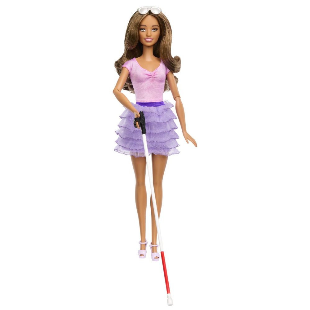 BARBIE FASHIONISTAS PAPUSA BARBIE CU BASTON PENTRU NEVAZATORI [7]
