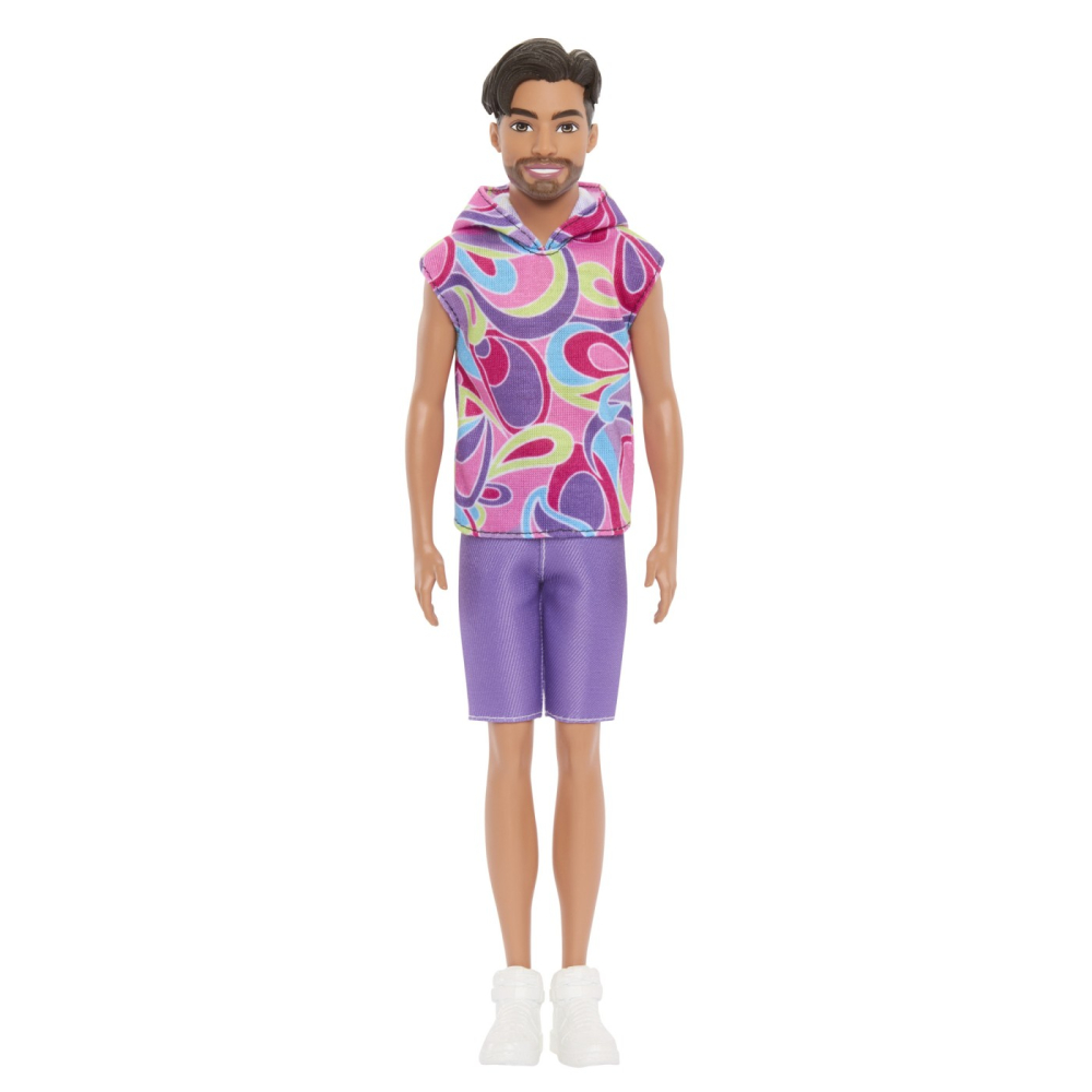 BARBIE PAPUSA BAIAT FASHIONISTAS BRUNET CU BARBA SI TRICOU CU GLUGA [2]