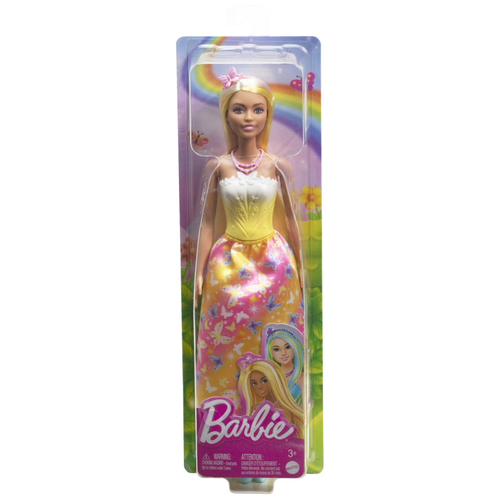 BARBIE PAPUSA BARBIE CU PARUL BLOND SI GALBEN [1]