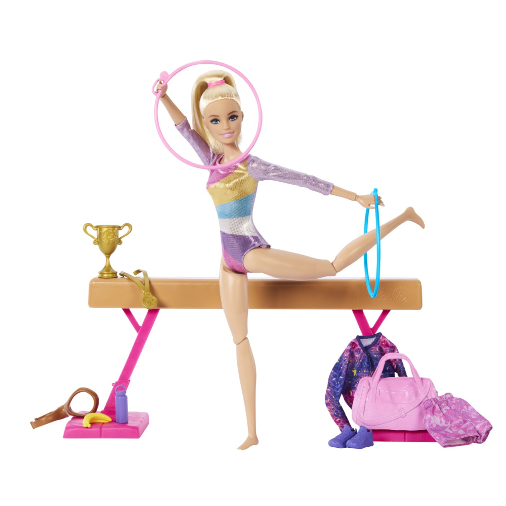 BARBIE PAPUSA BARBIE YOU CAN BE GIMNASTA BLONDA [8]