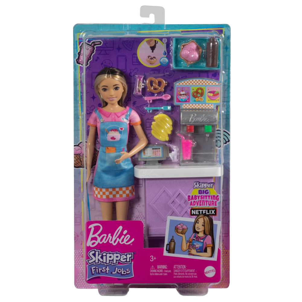BARBIE PAPUSA SKIPPER FIRST JOBS SNACK BAR [1]