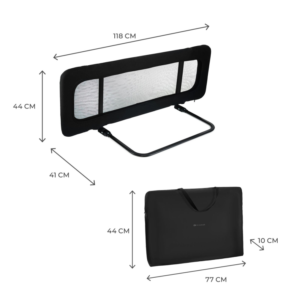 BARIERA DE PAT KINDERKRAFT GUARD AND DREAM BLACK [2]