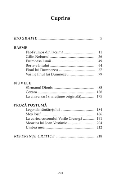 Basme și nuvele – Mihai Eminescu [2]