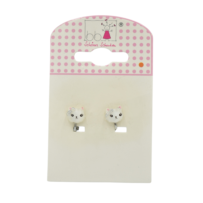 Cercei clips cap pisica bb Klostermann [2]