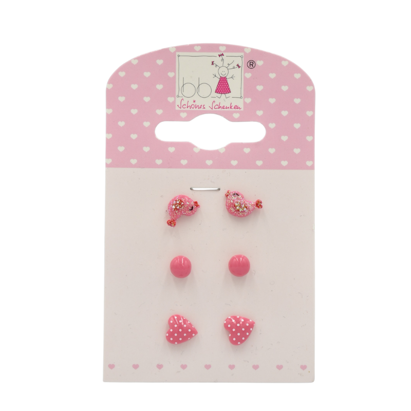 Cercei roz 3 modele/set bb Klostermann [2]