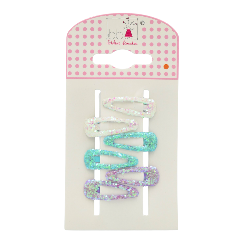 Set 3 agrafe par sclipici 3 cm bb Klostermann [1]