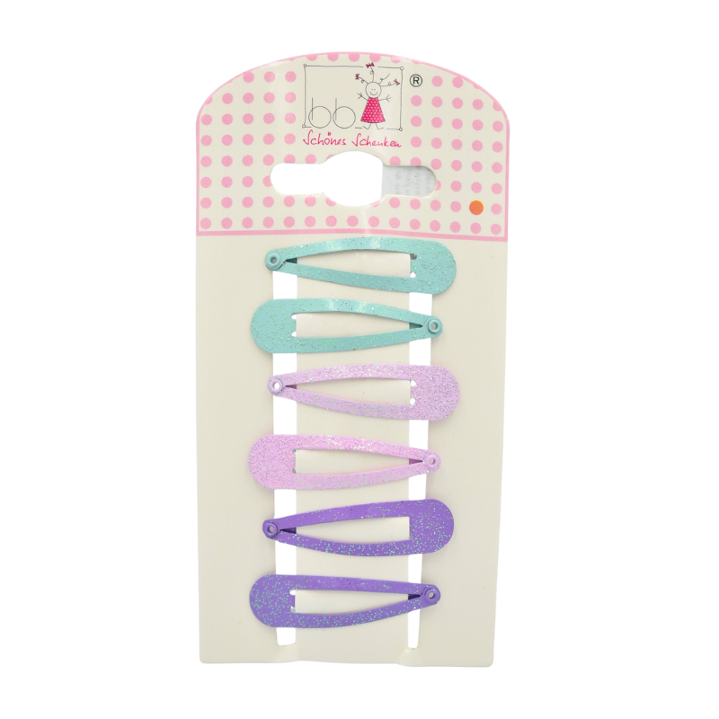 Agrafa par sclipici 6/set multicolor bb Klostermann [1]