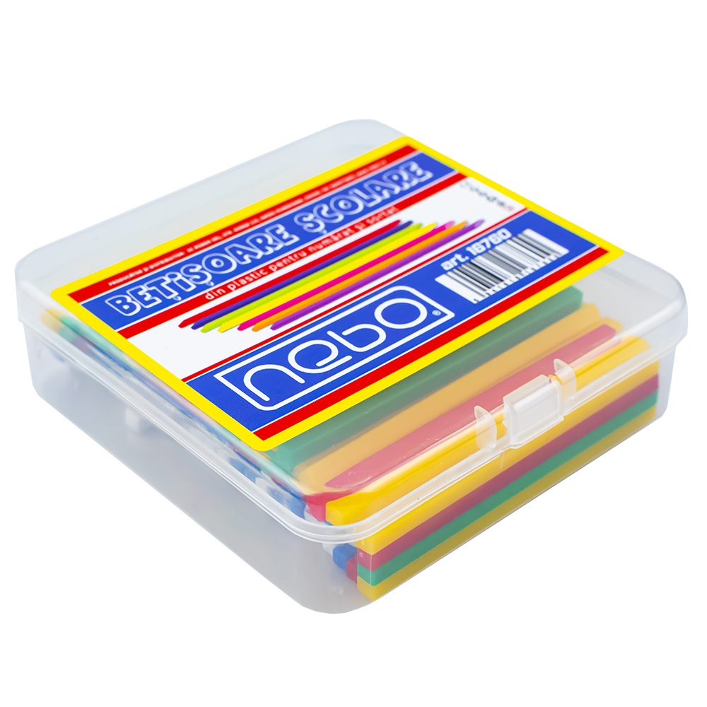 Betisoare scolare din plastic 100 buc/set Nebo [3]