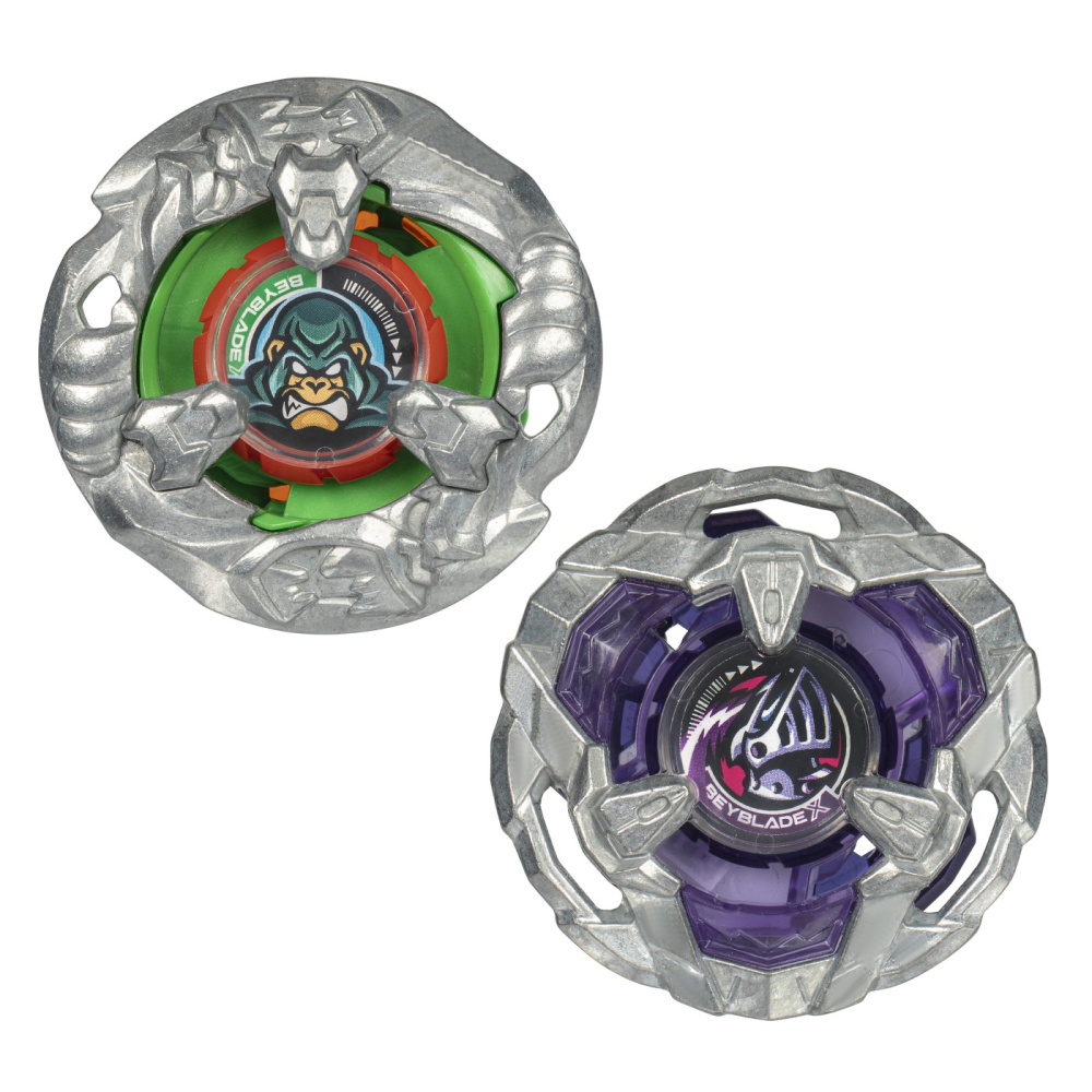 BEYBLADE X PACHET DUO YELL KONG 3-60GB SI HELM KNIGHT 5-80T [2]