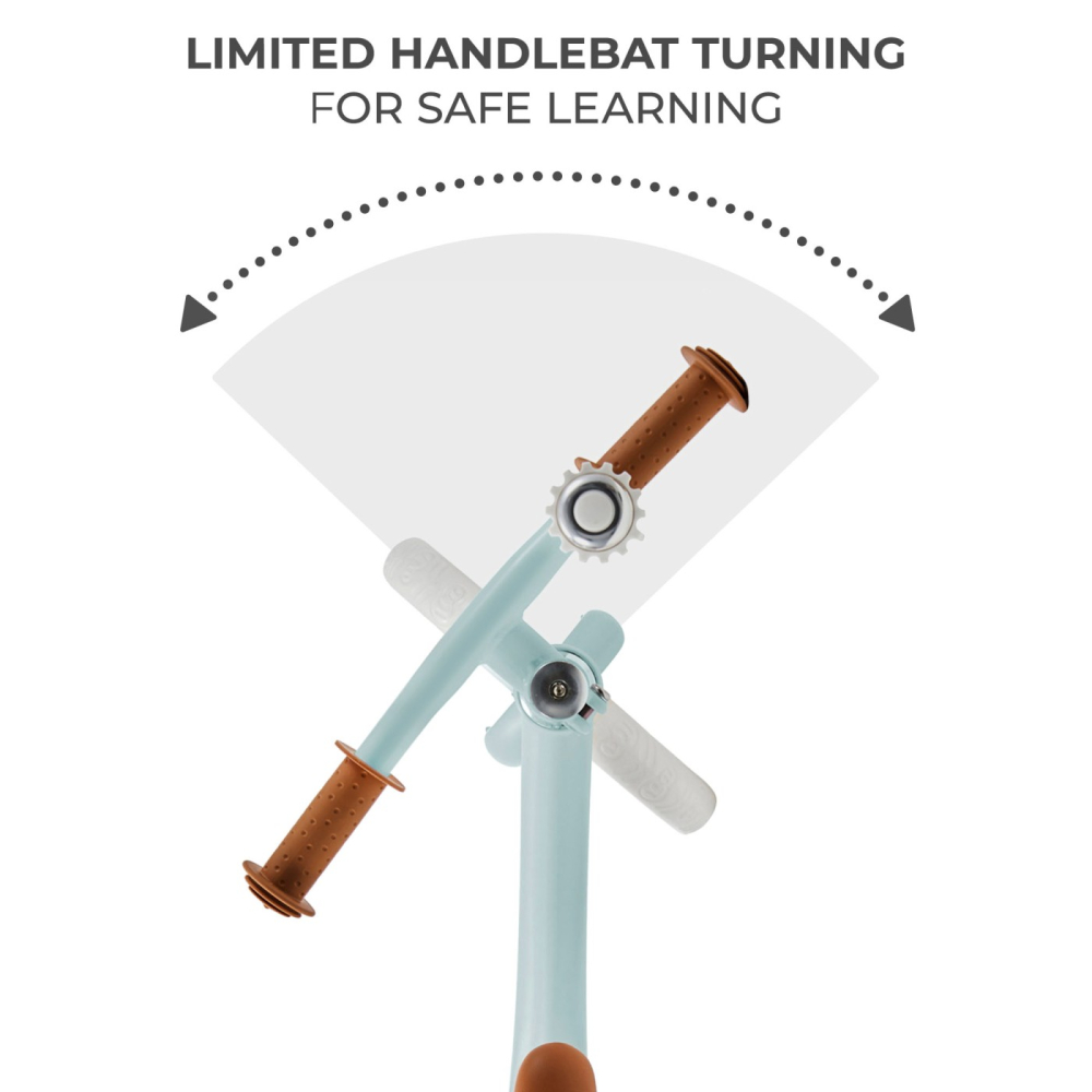 BICICLETA DE ECHILIBRU KINDERKRAFT FLY PLUS, BABY BLUE [3]