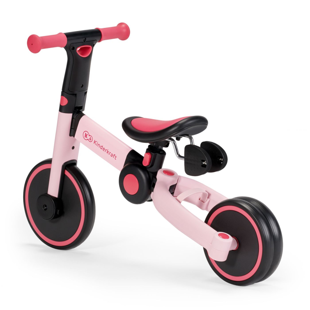BICICLETA DE ECHILIBRU / TRICICLETA KINDERKRAFT 4TRIKE, CANDY PINK [10]
