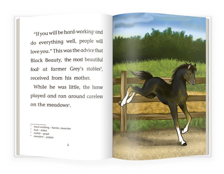 Invat sa citesc in limba engleza. Black Beauty - Anna Sewell [2]