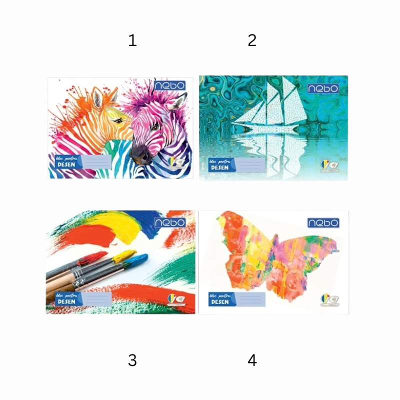 Bloc desen A4 16 file 170 gr Nebo [2]