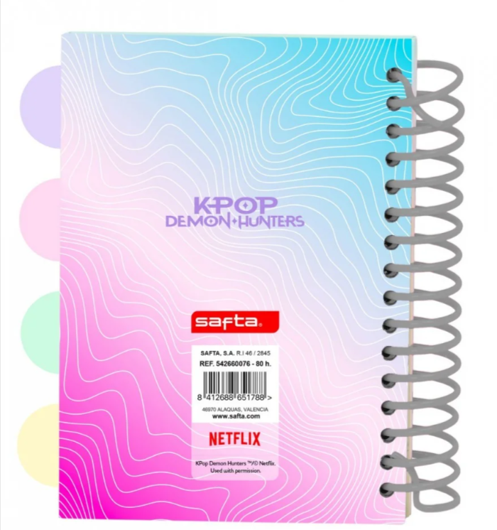 Bloc notes A6 K-Pop Demon Hunters stationery 80 pag 10.5 x 14.8 cm [2]