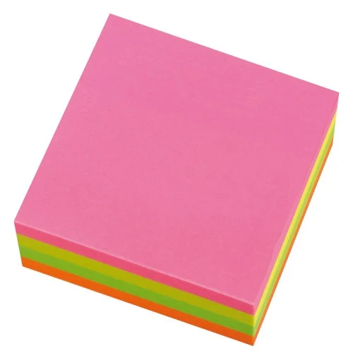 Bloc notite adezive 75x75 mm 4 culori x 80 file Herlitz [2]