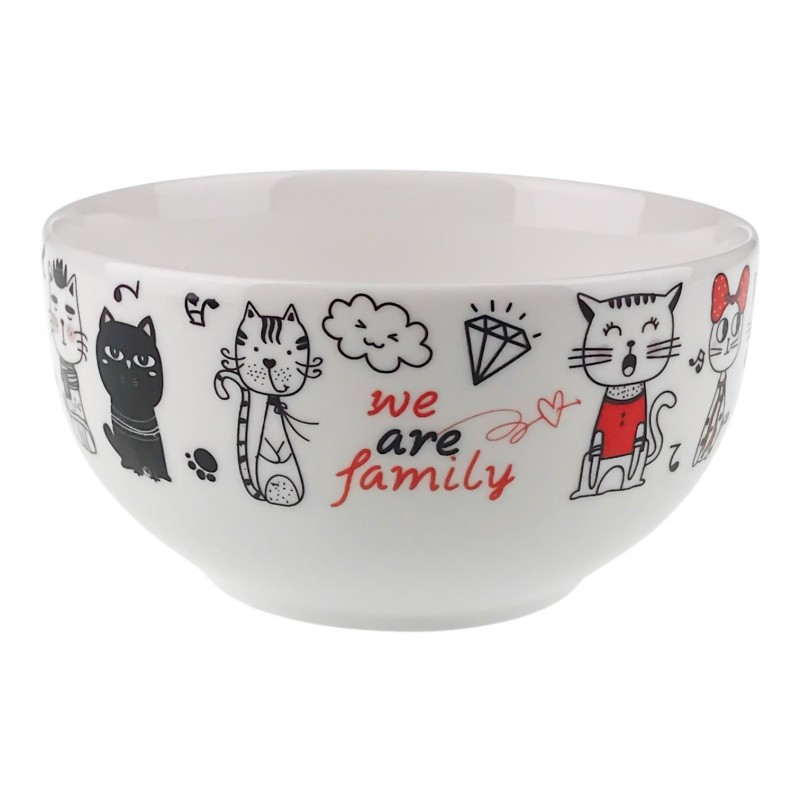 Bol din ceramica pentru copii model pisici 13x7 cm [1]