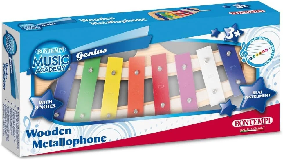 Bontempi Xilofon 8 Note din Lemn si Metal [2]