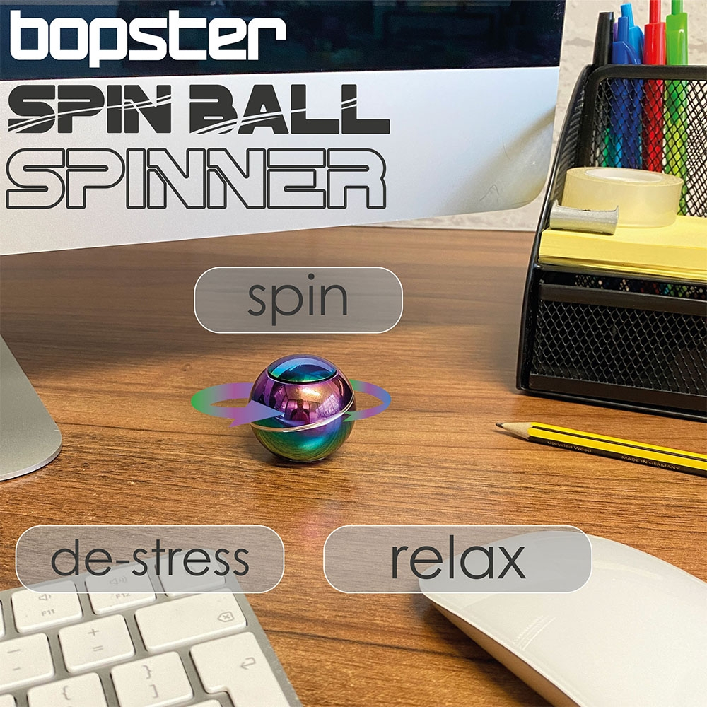Bopster Spin Ball multicolor metalizat 4 cm [3]